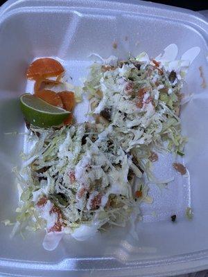 Sopes de carne asada