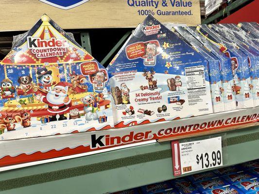 Kinder Chocolate Advent Calendar - this was Buy One, Get One 50% Off