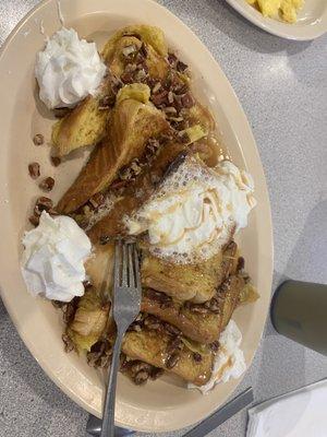 Caramel pecan French toast