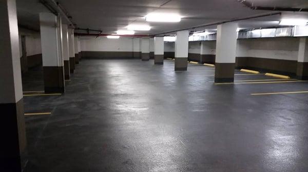 Traffic Coating in Parking Garage