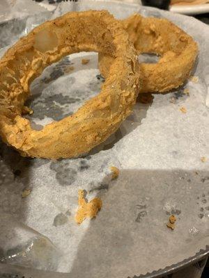 Onion rings, so good!!