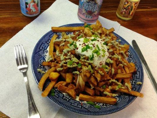 Jackfruit carne fries