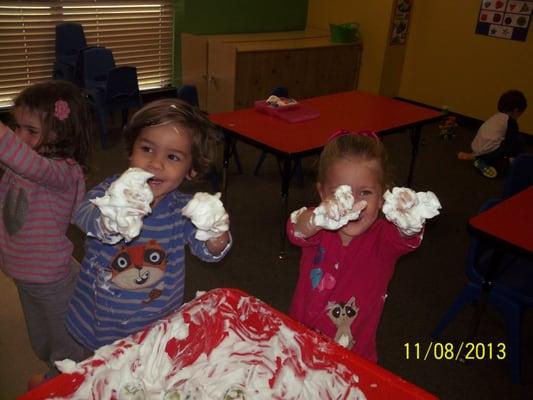 We love to get messy!