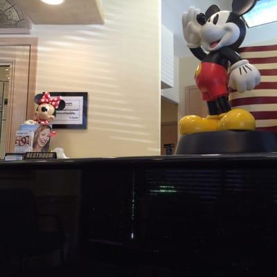 Mickey Mouse decor throughout the office :)