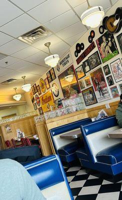 restaurant interior.