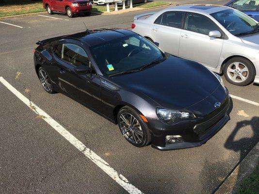 Car after the external/internal detailing