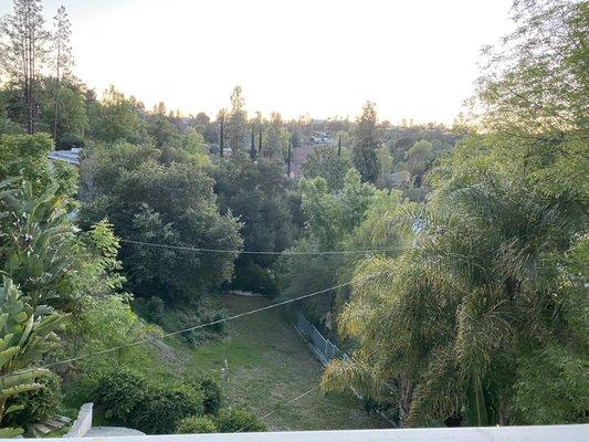 2nd floor patio view