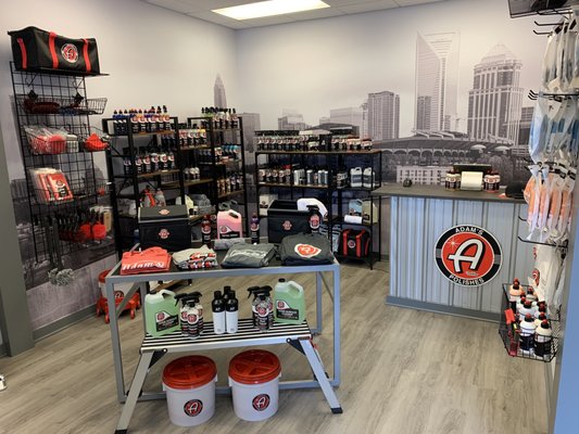 Adam's Polishes Retail Space