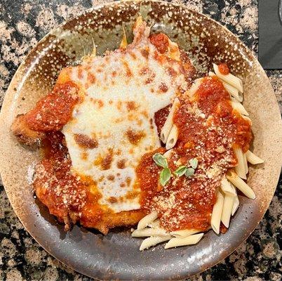 Chicken Parmigiana.  Buonissimo