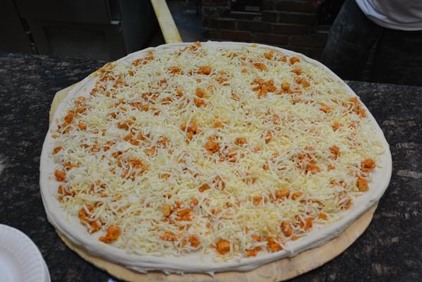 Buffalo chicken pizza