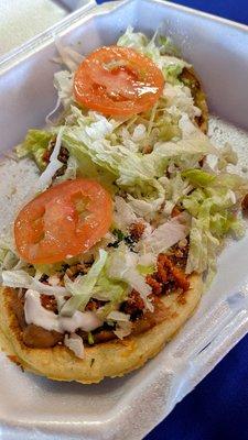 Huarache al pastor