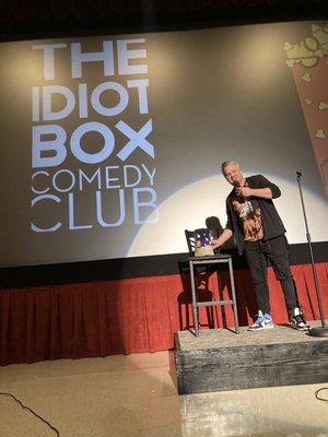 Unforgettable "butthole" jokes made this particular middle-aged comedian the most-memorable of the entire night!