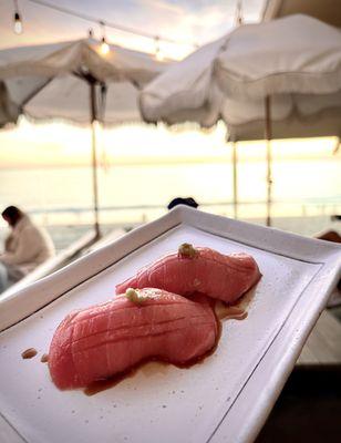 Fatty Tuna and a Beach