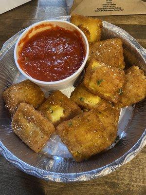 Fried ravioli