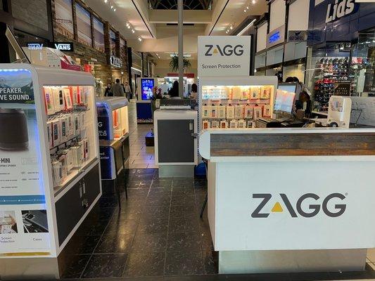 Store Interior of ZAGG Memorial City Mall