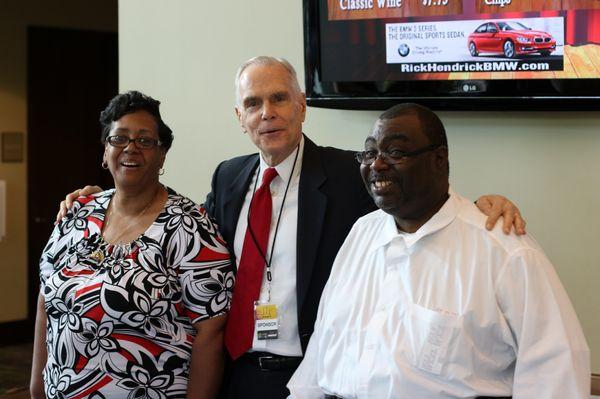 Attorney George Sink, Sr. at the 2013 McDonald's Choir Showcase.