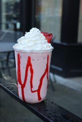 Strawberry milkshake