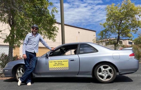 My instructor and his car