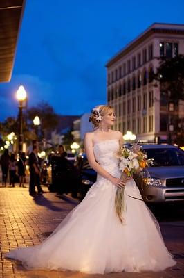 Downtown San Diego bride