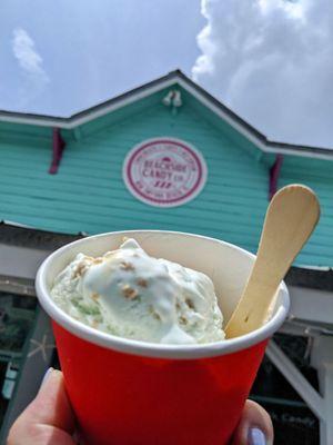 Key Lime Pie ice cream from Beachfront Candy Co.