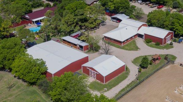 White metal roof