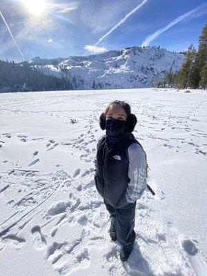 Jan 2021. Standing on the lake!