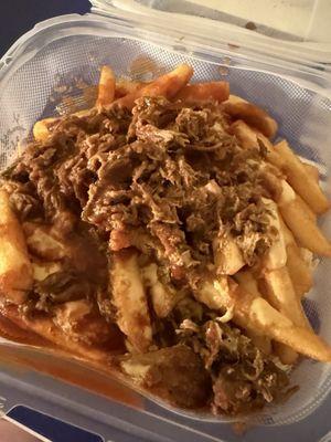 Pulled pork fries