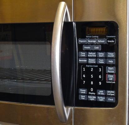 We repair microwave ovens