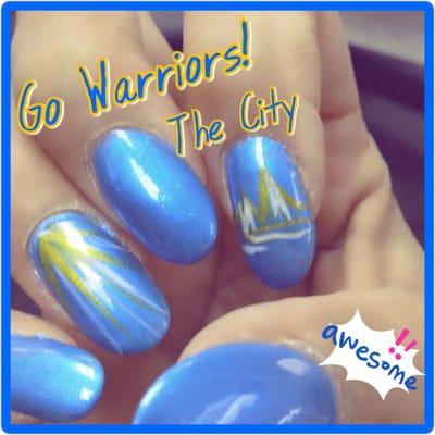 Gotta represent! Asked for Warriors theme & got it! Love it!