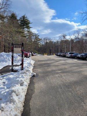 Parking lot from Rte 44