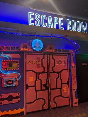 Escape room entrance