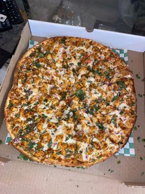 Butter Chicken Pizza