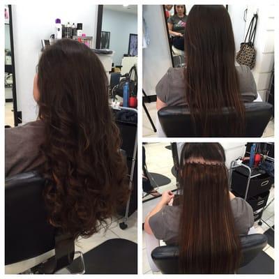 Permanent hair extensions