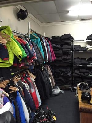 Snow gear room