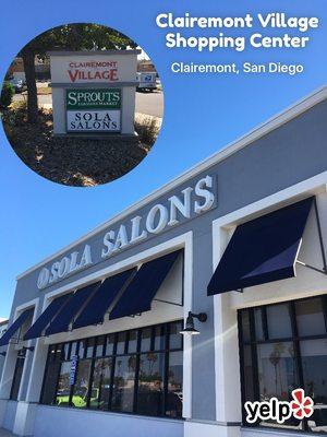 Sola Salon is in the Clairemont Village Shopping Center. I only come here to get luscious lashes with Emily at Lash Nirvana in Suite S9!