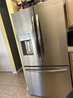 Our beautiful new refrigerator