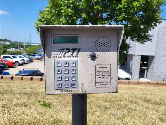 Keypad - Extra Space Storage at 8101 Lenexa Dr, Lenexa, KS 66214