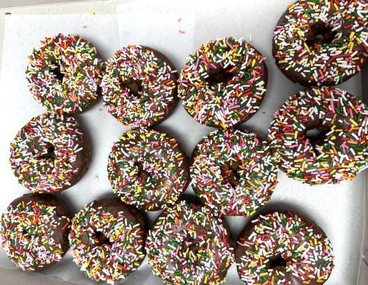 chocolate with sprinkles