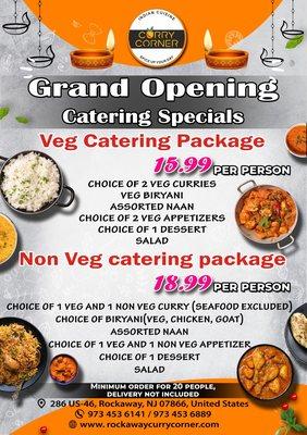 Catering specials for the festive season!