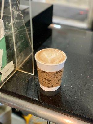 Hazelnut latte