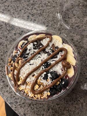 Açaí bowl from North Star Cafe