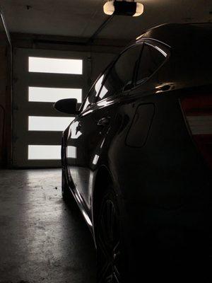 Our garage now has natural light inside!