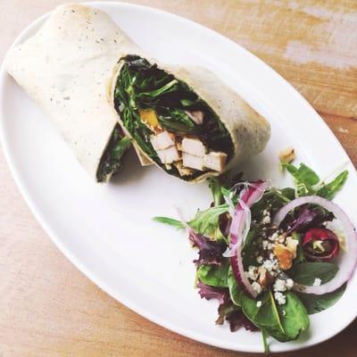 Brazilian chicken sandwich wrap