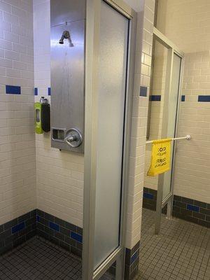 Men's showers