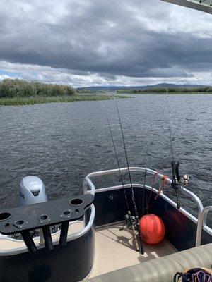 Fishing on Pelican Bay