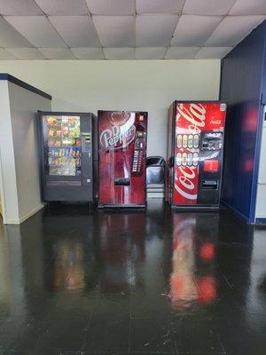 Vending snacks and drinks on-site