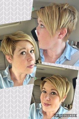 Ashley did an amazing job on my hacked pixie cute. I absolutely love it and appreciate her talent!