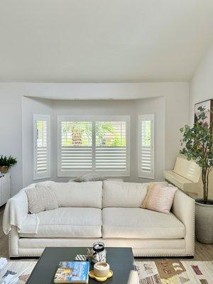 Shutters looks very nice on V windows design.