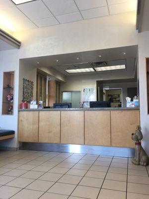 Reception desk, very clean and nice staff up front.