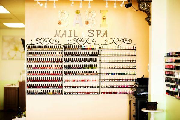 BABI Nail&SPA OPI & Essie Nail polish.  lots of choices^^